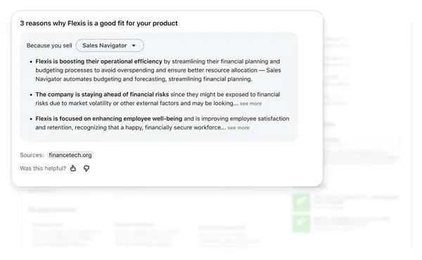 هوش مصنوعی Sales Navigator چیست