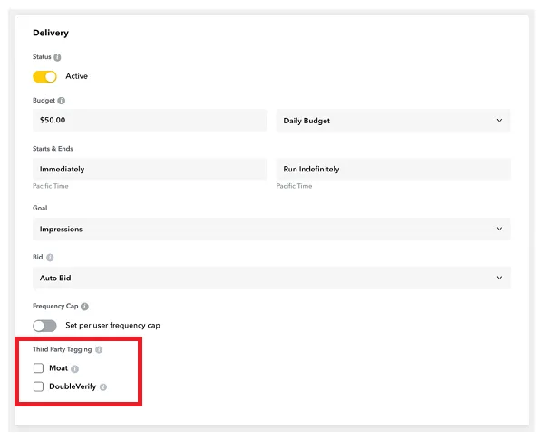 قابلیت DoubleVerify در اسنپ چت